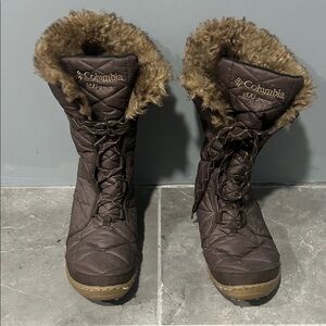 Columbia Women's Dark Brown Winter Boots